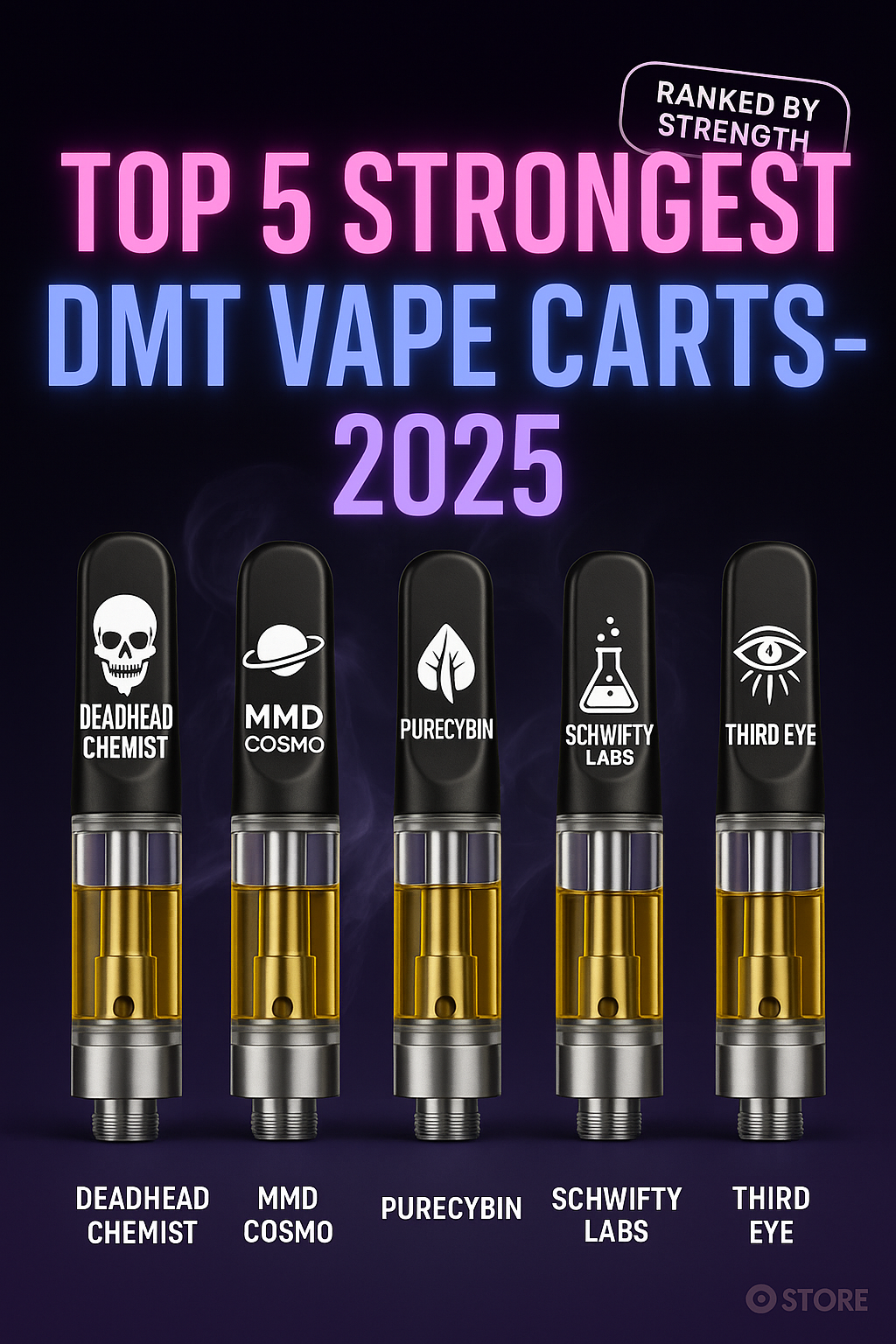 Top 5 Strongest DMT Vape Carts
